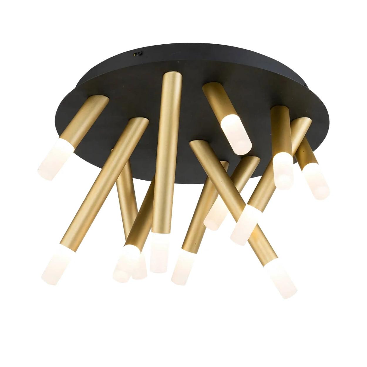 Plafon Led Manacá 2160Lm 3000K Preto BD001S / BD001M