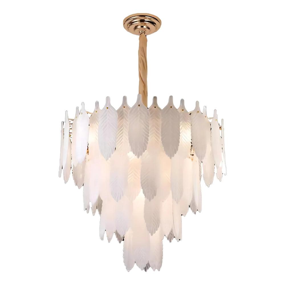 Lustre Pendente de Penas 65cm