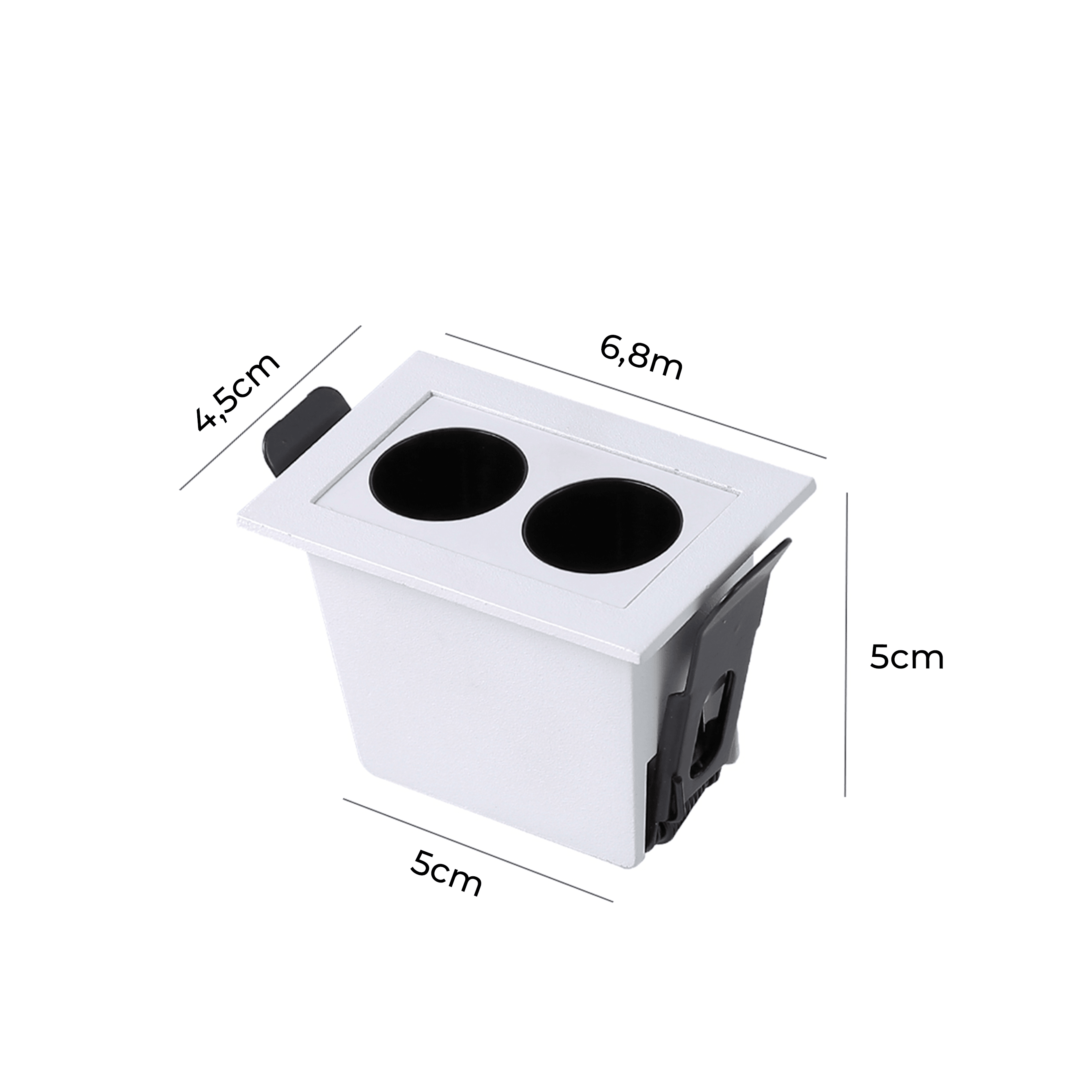 Downlight LED Embutido 2x