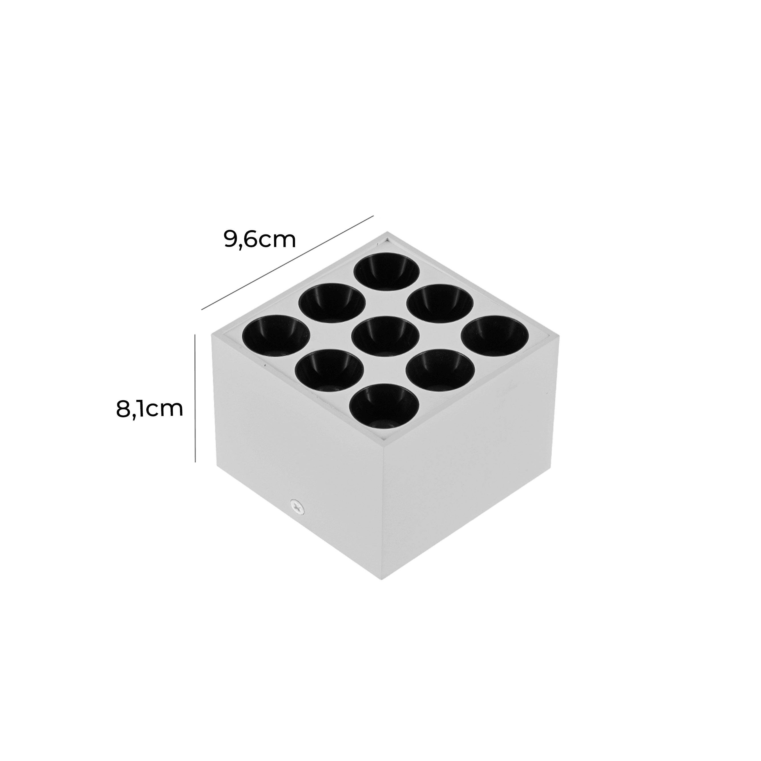 Downlight LED de Sobrepor 9x
