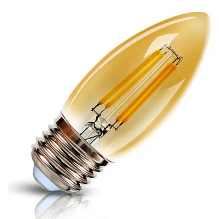 Lâmpada LED Vela E27 2200K - BIVOLT