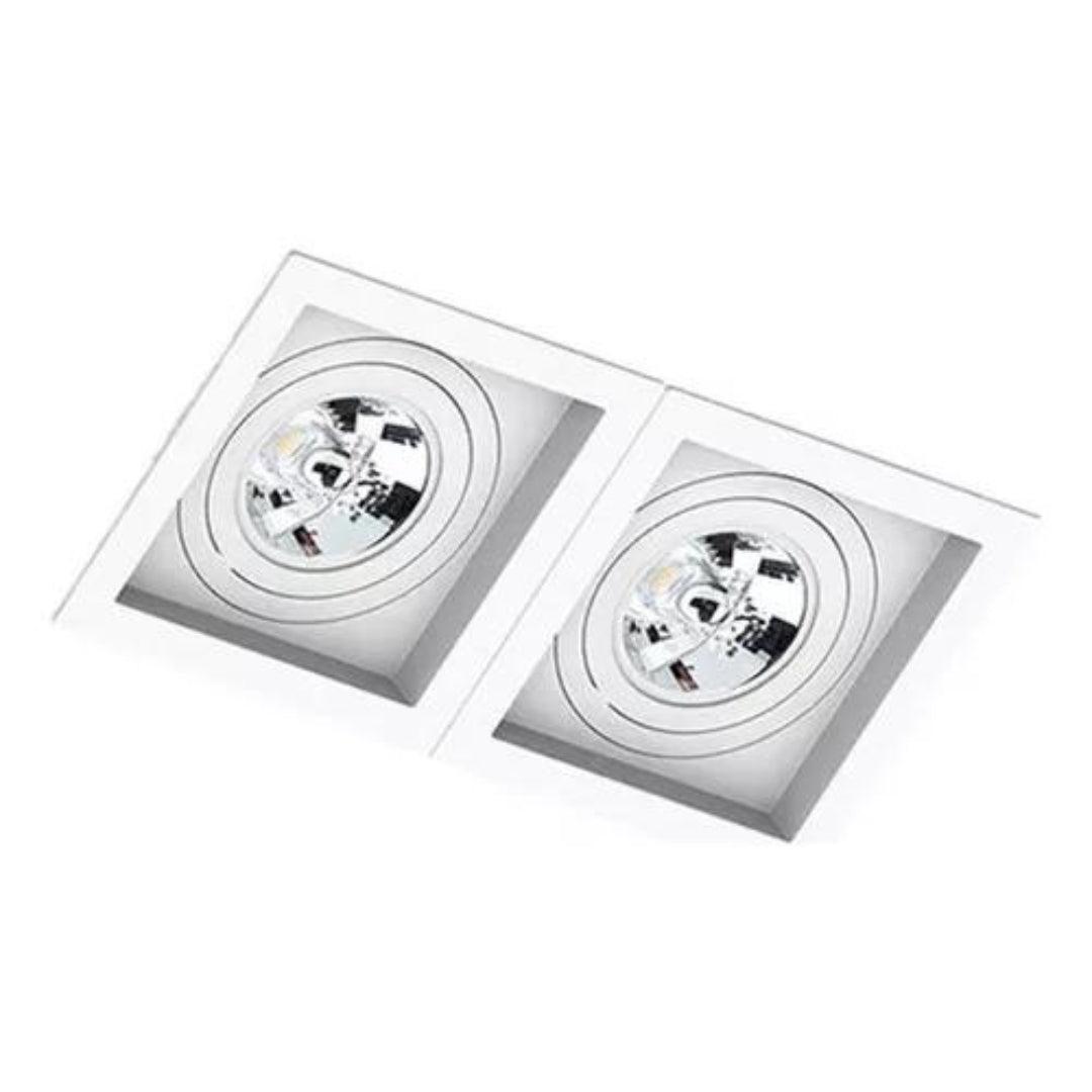 Embutido AR111 Duplo Recuado 28,5x15cm