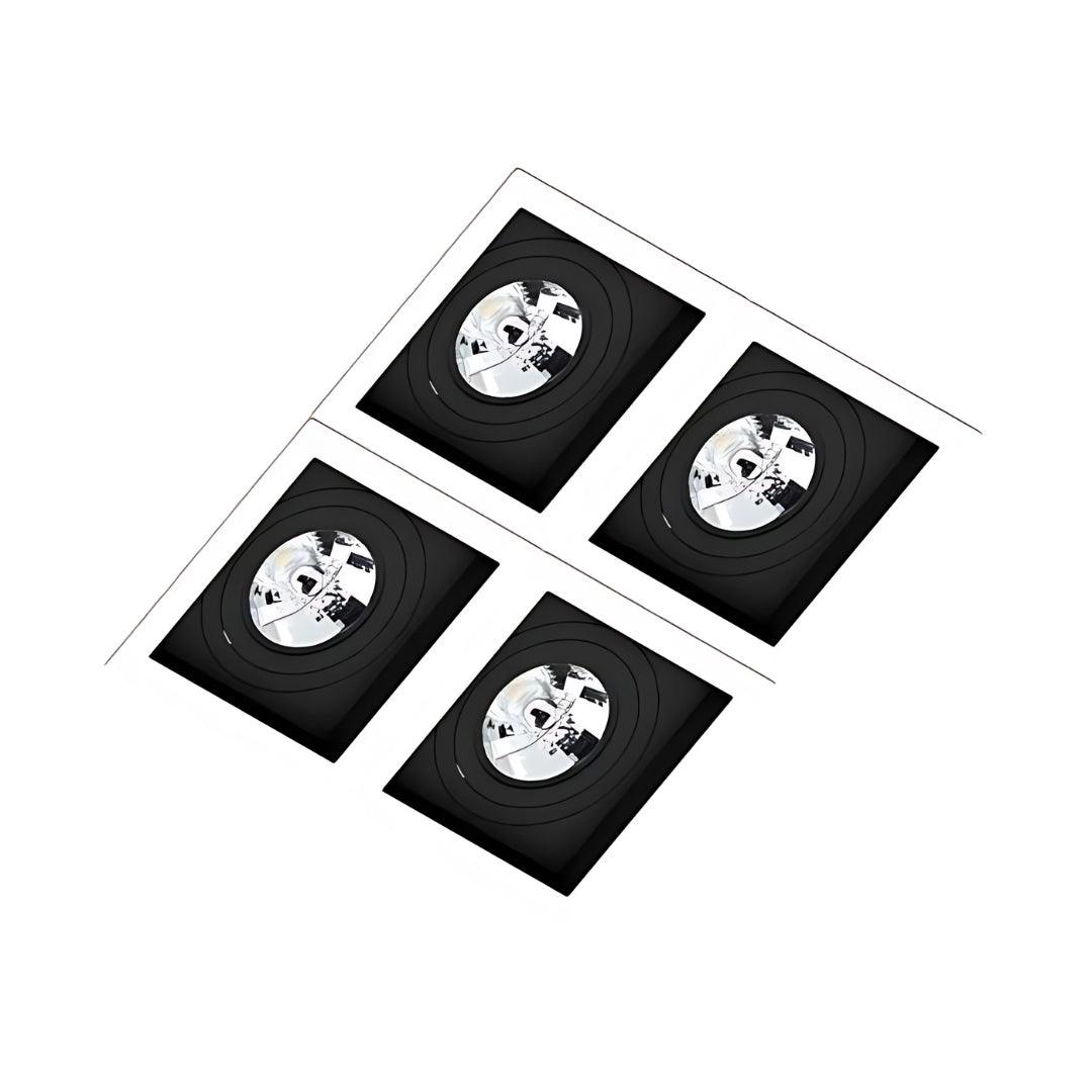 Embutido AR111 Quádruplo Recuado 28,5x28,5cm