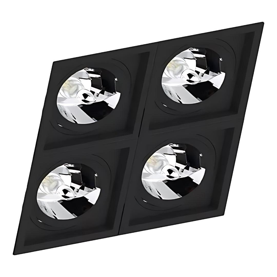 Embutido AR111 Quádruplo Recuado 28,5x28,5cm