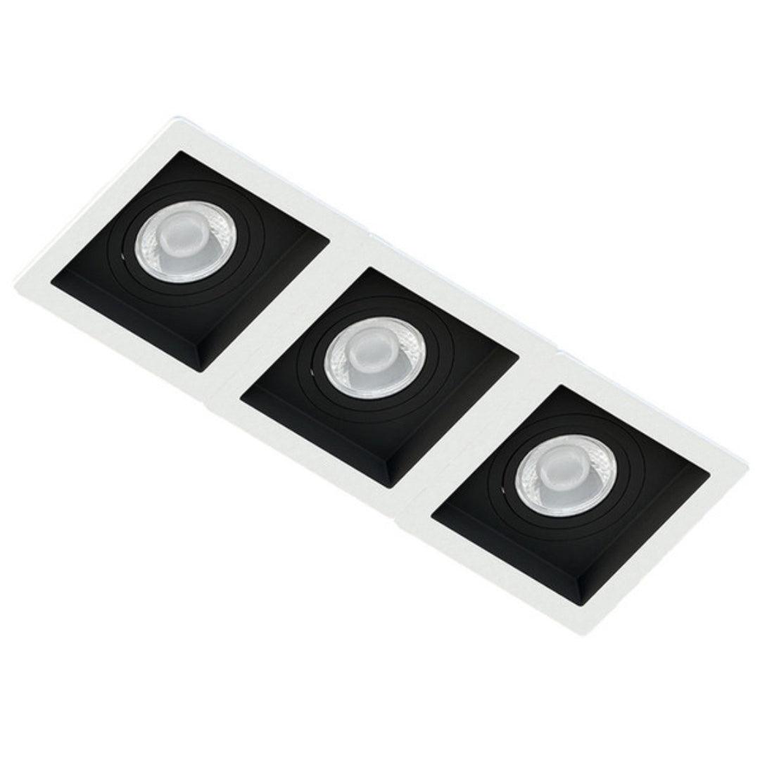 Embutido MR11 Triplo Recuado 12x7,5cm