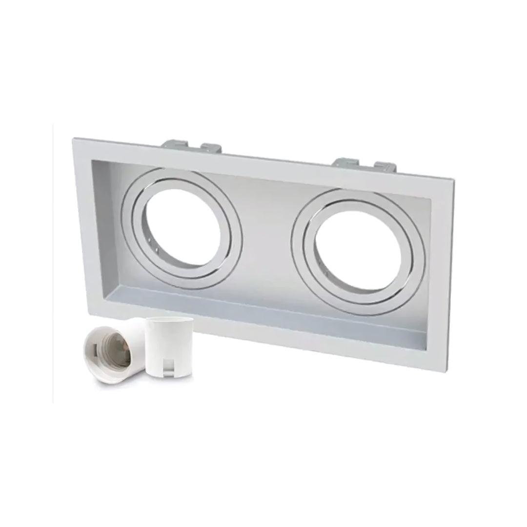 Embutido PAR20 Duplo Recuado 20x11cm