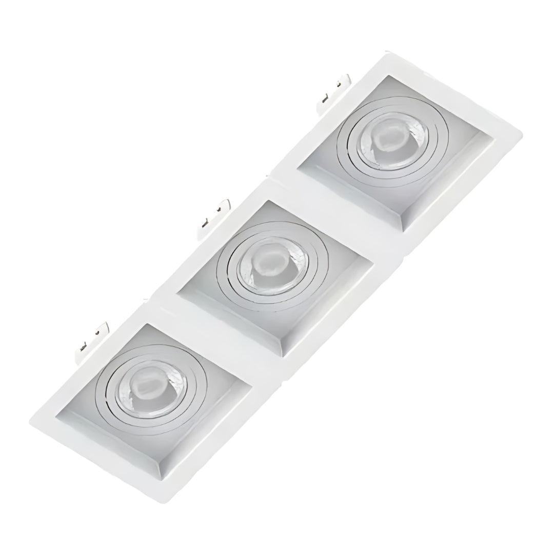 Embutido PAR20 Triplo Recuado 31x11cm