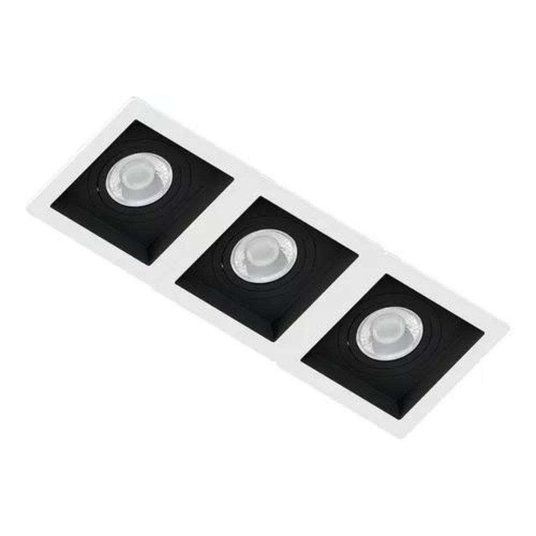 Embutido PAR20 Triplo Recuado 31x11cm