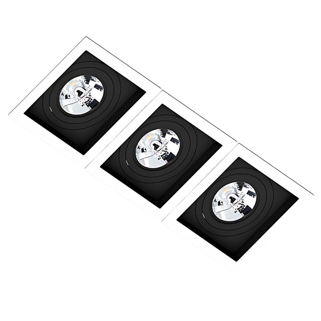 Embutido AR111 Triplo Recuado 42x15cm