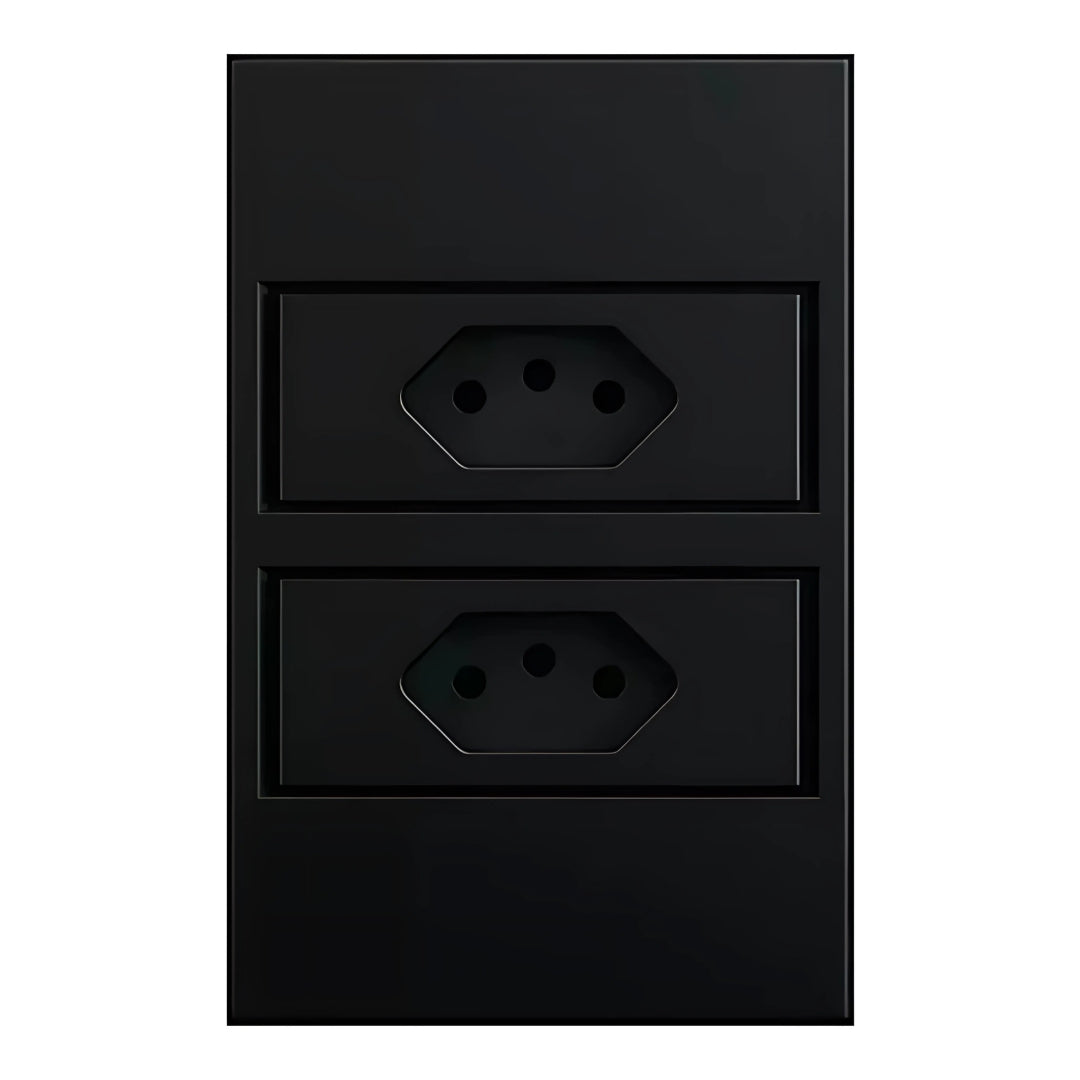 S. Touch Tomada Dupla 10A em Policarbonato – Stella STO24410