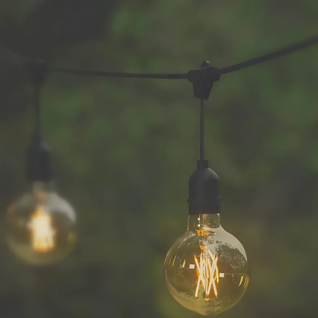 Cordão de Luz Hang 5 m Externo PVC Preto – Stella STH7099