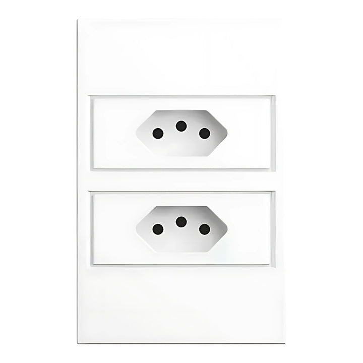 S. Touch Tomada Dupla 10A em Policarbonato – Stella STO24410