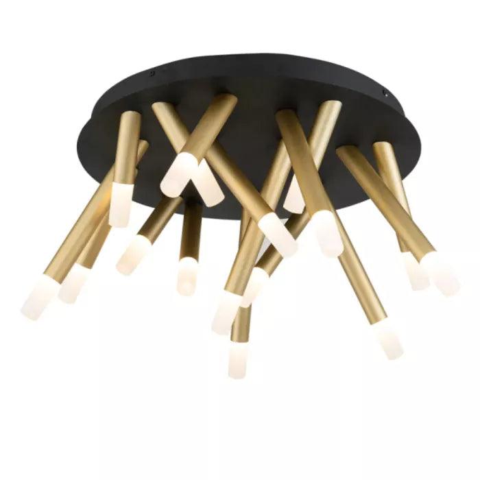 Plafon Led Manacá 2160Lm 3000K Preto BD001S / BD001M